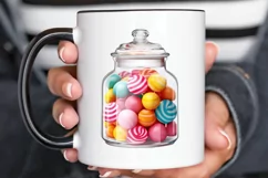 Fancy Clear Glass Candy Jar PNG Clipart Product Image 2
