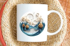 Paper Art Landscape PNG Clipart Product Image 2