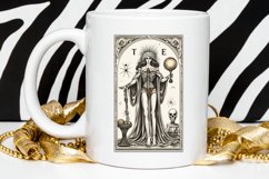 Skeleton Witch Tarot Card PNG Clipart Product Image 2