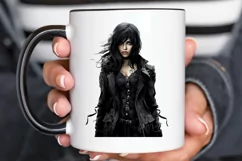 Gothic Fashion Girl PNG Clipart Product Image 2