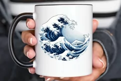 Japanese Kanagawa Wave PNG Clipart Product Image 2