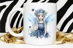 Winter Fairy Watercolor PNG Clipart Product Image 2