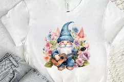 Watercolor Rockstar Gnome PNG Clipart Product Image 2