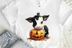 Baby Cow For Halloween Sublimation PNG Clipart Product Image 2