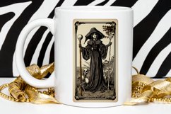 Skeleton Witch Tarot Card PNG Clipart Product Image 2
