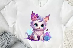 Fairy Cat Sublimation PNG Clipart Product Image 2