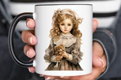 Victorian Little Girl PNG Clipart Product Image 2