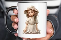 Victorian Little Girl PNG Clipart Product Image 2