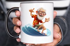 Funny Grandpa Surfing PNG Clipart Product Image 2