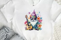 Watercolor Rockstar Gnome PNG Clipart Product Image 2