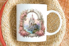 Fairy Castle Window Sublimation PNG Clipart Product Image 2