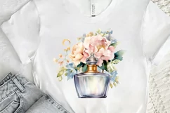 Vintage Perfume Bottles Watercolor PNG Clipart Product Image 2