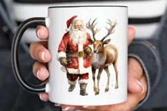 Watercolor Santa Claus PNG Clipart Product Image 2