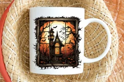 Haunted House Halloween PNG Clipart Product Image 2