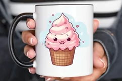Artistic Drawing Kawaii Ice Cream PNG Clipart Product Image 3