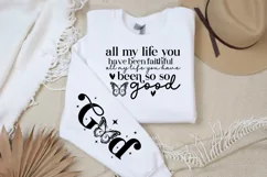 Goodness of God Sleeve SVG, Butterfly Sleeve SVG Product Image 1
