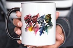 Watercolor Power Rangers PNG Clipart Product Image 3