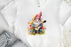 Watercolor Rockstar Gnome PNG Clipart Product Image 2