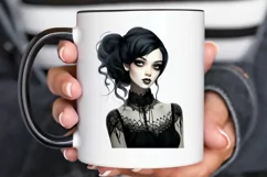 Gothic Fashion Girl PNG Clipart Product Image 2