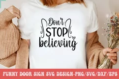 Funny Door Sign SVG Design | Door Sign SVG Design Product Image 2
