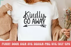 Funny Door Sign SVG Design | Door Sign SVG Design Product Image 2