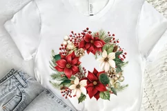 Christmas Holiday Wreath PNG Clipart Product Image 2