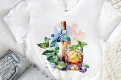 Watercolor Alcohol clipart png clipart Product Image 2