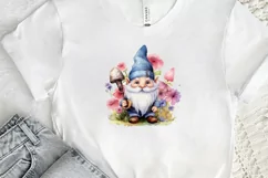 Watercolor Rockstar Gnome PNG Clipart Product Image 2