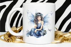 Winter Fairy Watercolor PNG Clipart Product Image 2