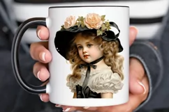 Victorian Little Girl PNG Clipart Product Image 2