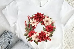 Christmas Holiday Wreath PNG Clipart Product Image 2