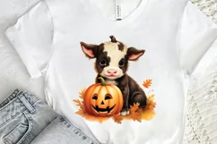 Baby Cow For Halloween Sublimation PNG Clipart Product Image 2