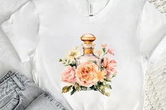 Vintage Perfume Bottles Watercolor PNG Clipart Product Image 2