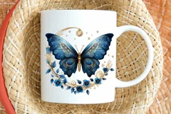 Fairy Night Moth and Moon PNG Clipart Product Image 2