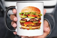 Big Hamburgers Sublimation PNG Clipart Product Image 2