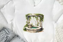 Stone Wells and Vines PNG Clipart Product Image 2