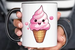 Artistic Drawing Kawaii Ice Cream PNG Clipart Product Image 3