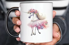 Ballerina Unicorns PNG Clipart Product Image 2