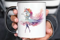 Ballerina Unicorns PNG Clipart Product Image 2