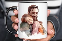 Dad and Daughter Father's Day PNG Clipart Product Image 2