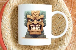 Stone Tiki God Sublimation PNG Clipart Product Image 2