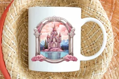 Fairy Castle Window Sublimation PNG Clipart Product Image 2