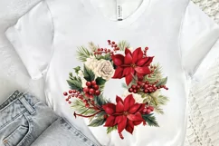 Christmas Holiday Wreath PNG Clipart Product Image 2