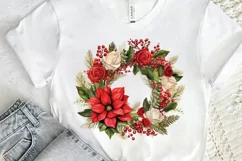 Christmas Holiday Wreath PNG Clipart Product Image 2