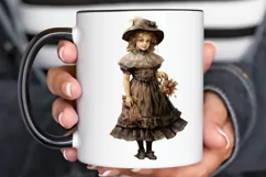 Victorian Little Girl PNG Clipart Product Image 2