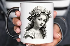 Victorian Little Girl PNG Clipart Product Image 2