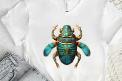 Ancient Egypt Scarab Beetle Sublimation PNG Clipart Product Image 2