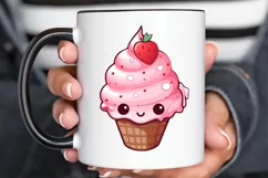 Artistic Drawing Kawaii Ice Cream PNG Clipart Product Image 3
