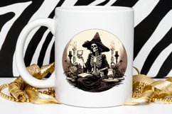 Skeleton Witch Tarot Card PNG Clipart Product Image 2