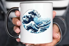 Japanese Kanagawa Wave PNG Clipart Product Image 2